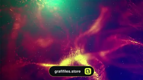 فوتیج Power Particles Floating