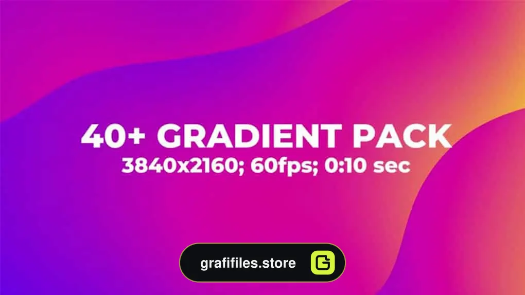 بک گراند موشن گرافیک Ramp Gradient Background Pack