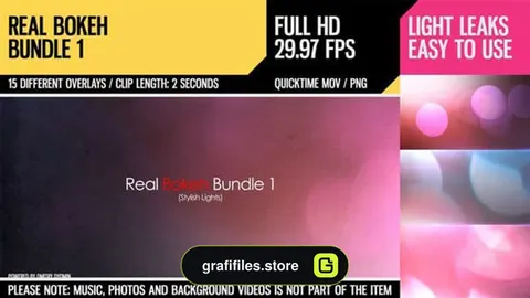 فوتیج افکت نور بوکه Real Bokeh Bundle 1