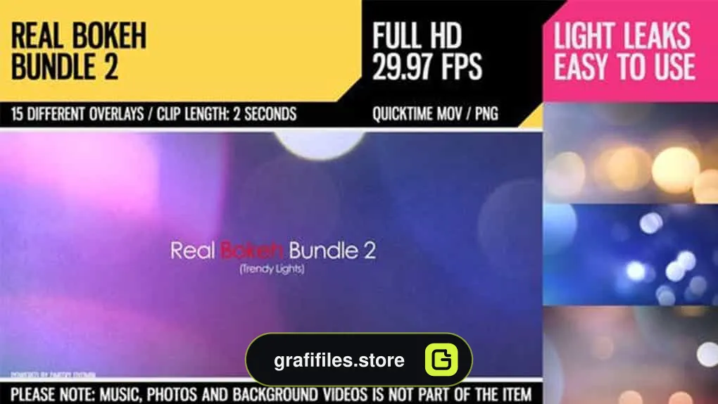 فوتیج افکت نور بوکه Real Bokeh Bundle 2