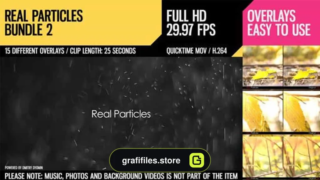 فوتیج ذرات معلق Real Particles Bundle 2 – Heavy Particles
