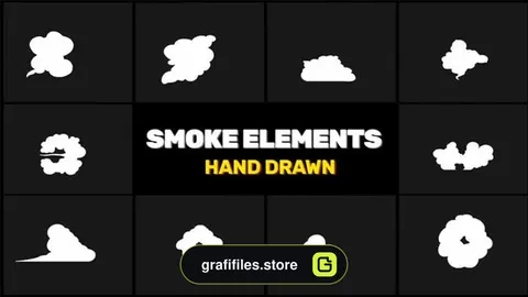 المان موشن گرافیک دود Smoke Elements Animation Pack