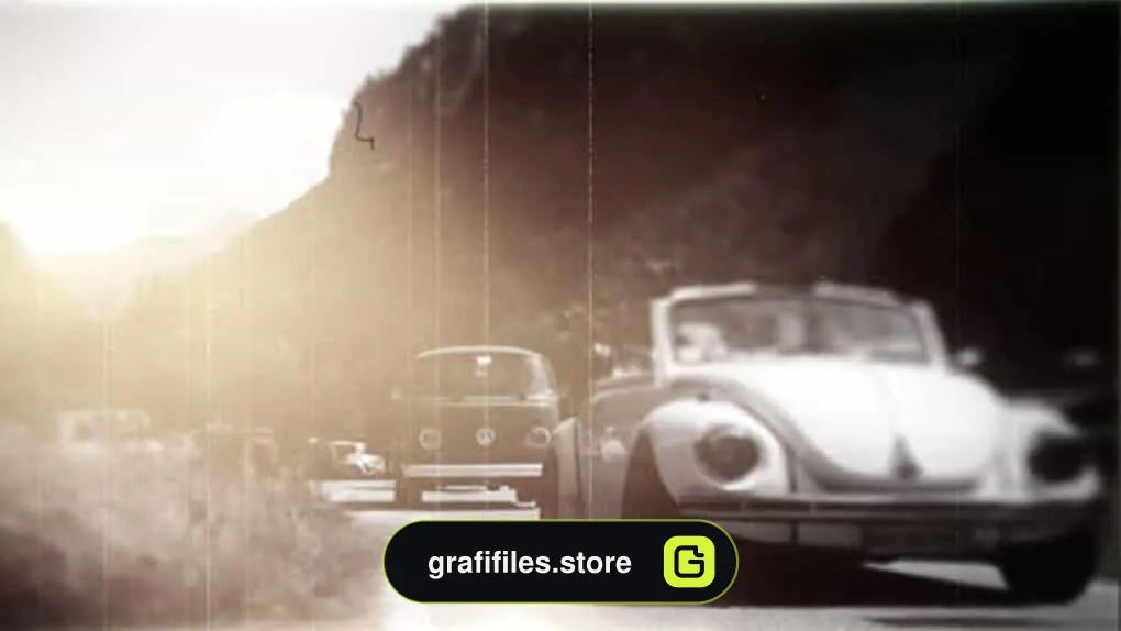 فوتیج افکت رترو Soft Retro Overlays