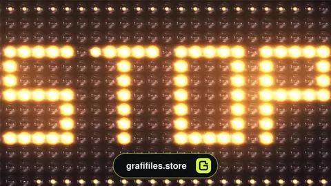 بک گراند آماده موشن گرافیک Stop LED Background