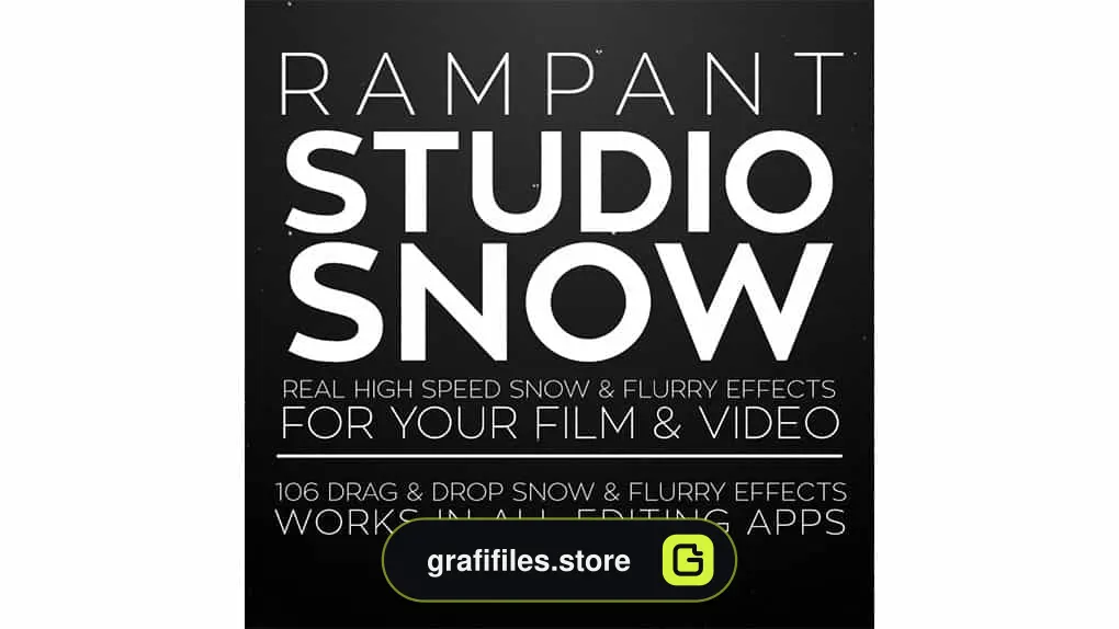 فوتیج برف Studio Snow