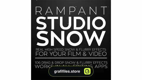فوتیج برف Studio Snow