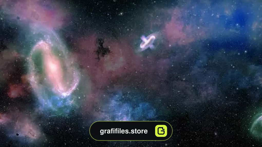 فوتیج کهکشان Through The Galactic Worlds