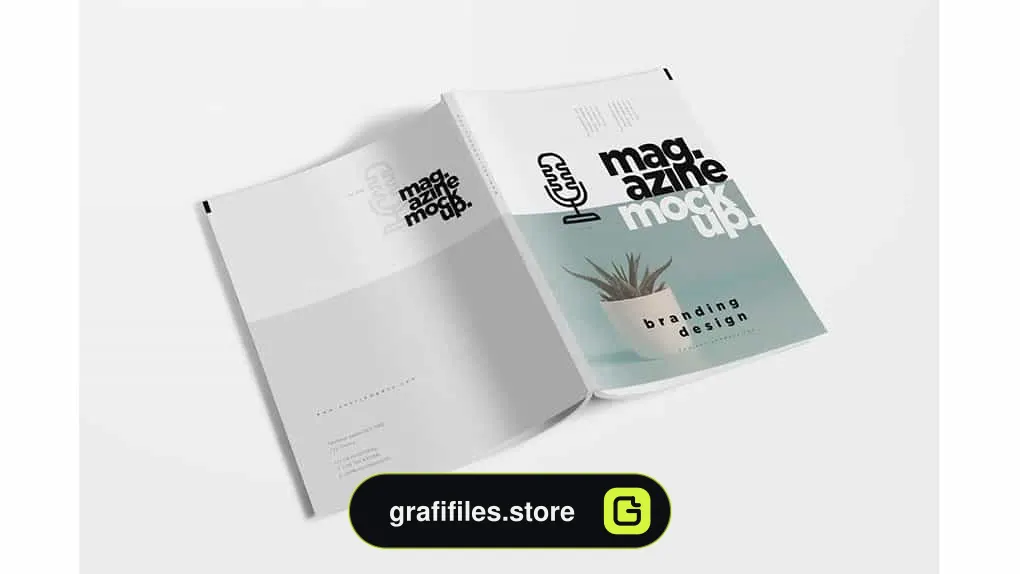 موکاپ مجله US Letter Size Magazine Mockups