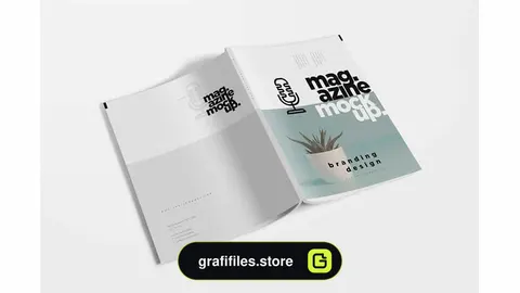 موکاپ مجله US Letter Size Magazine Mockups
