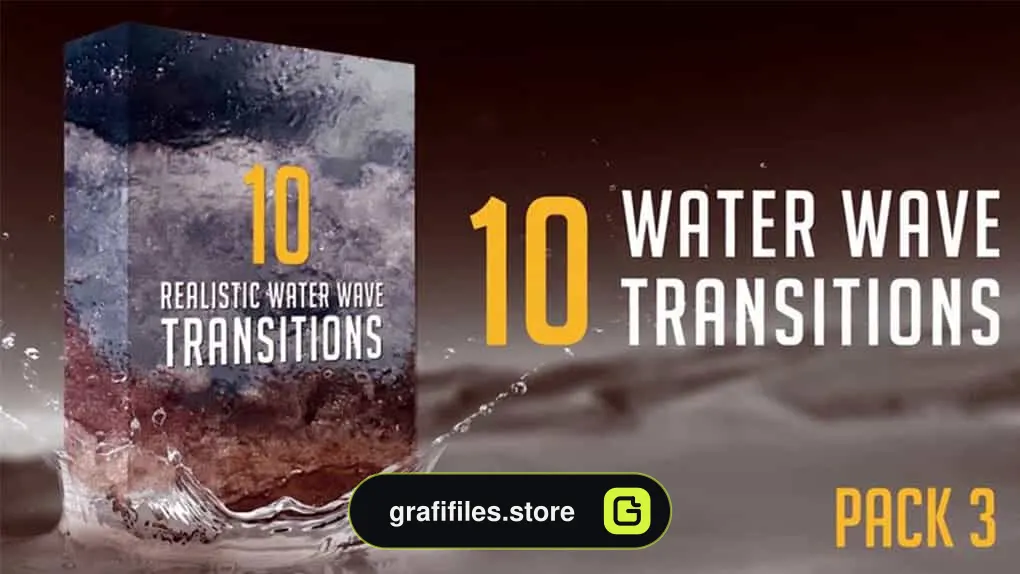 ترانزیشن موج آب Water Wave Transitions Pack 3