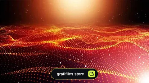 بک گراند موشن گرافیک Wave Connectivity Background