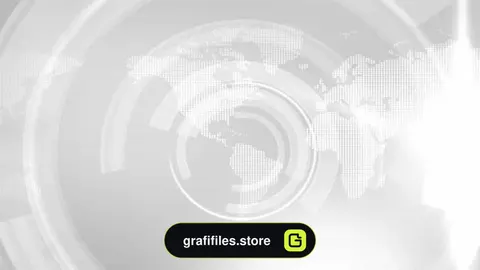 بک گراند موشن گرافیک کره زمین White Globe Background