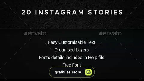 فایل لایه باز استوری اینستاگرام Instagram Stories
