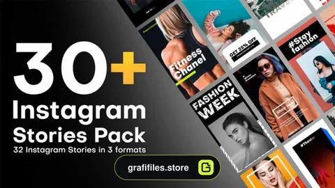 پروژه افتر افکت استوری اینستاگرام Instagram Stories Pack