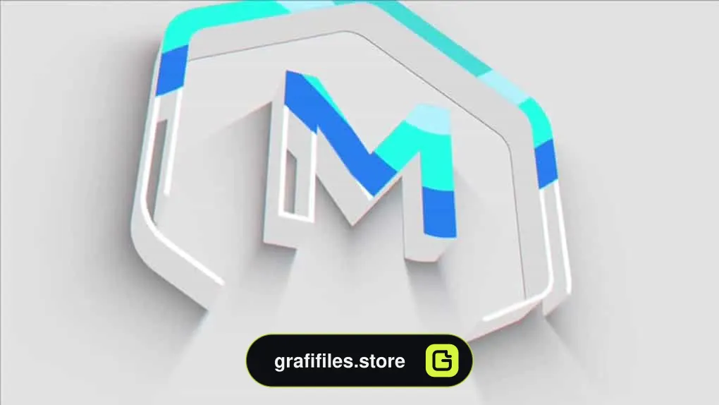 پروژه افترافکت نمایش لوگو 3D Clean Logo Reveal