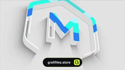پروژه افترافکت نمایش لوگو 3D Clean Logo Reveal