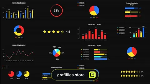 پروژه افترافکت اینفوگرافی Infographics Pack