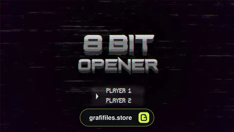 پروژه افترافکت وله 8Bit Opener