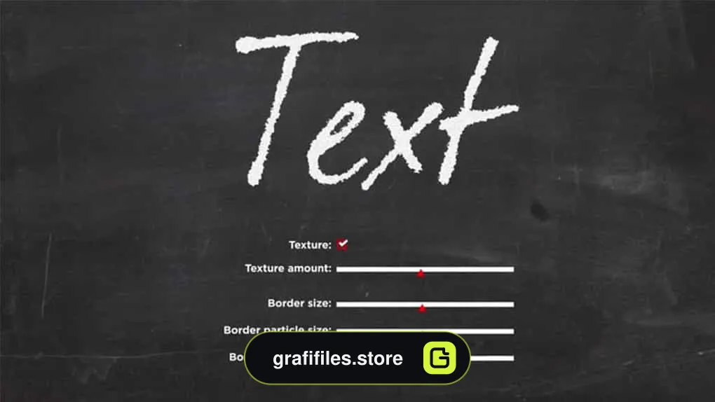 پروژه افترافکت انیمیشن دست‌ نویس Chalk Board Animated Handwriting