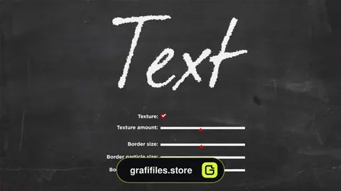 پروژه افترافکت انیمیشن دست‌ نویس Chalk Board Animated Handwriting