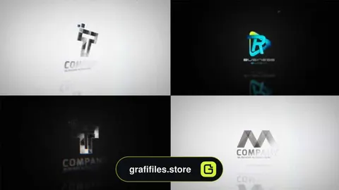 پروژه افترافکت نمایش لوگو مینیمال Clean Minimal Logo Reveals