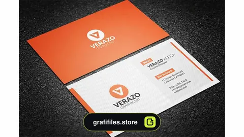 فایل لایه باز کارت ویزیت مدرن Clean Modern Business Card Template
