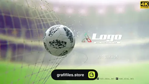 پروژه افترافکت نمایش لوگو گل فوتبال