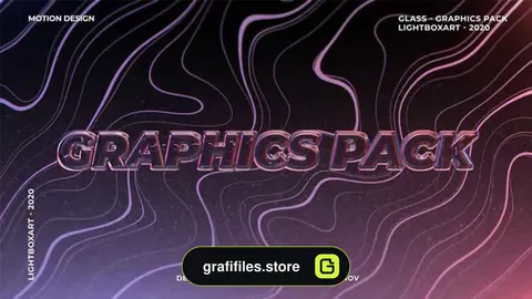 پروژه افترافکت موشن گرافیک Glass