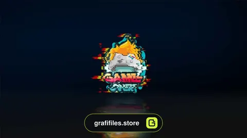 پروژه افترافکت نمایش لوگو با افکت گلیچ Glitch Reflection Logo Reveal