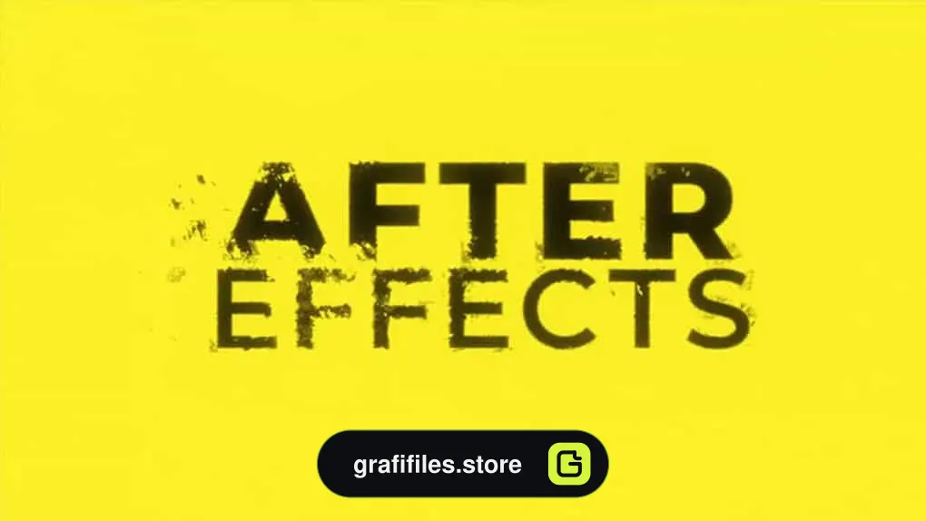 پروژه افترافکت تایتل Grime In & Out Titles Or Logo