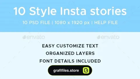 فایل لایه باز استوری اینستاگرام Instagram Stories