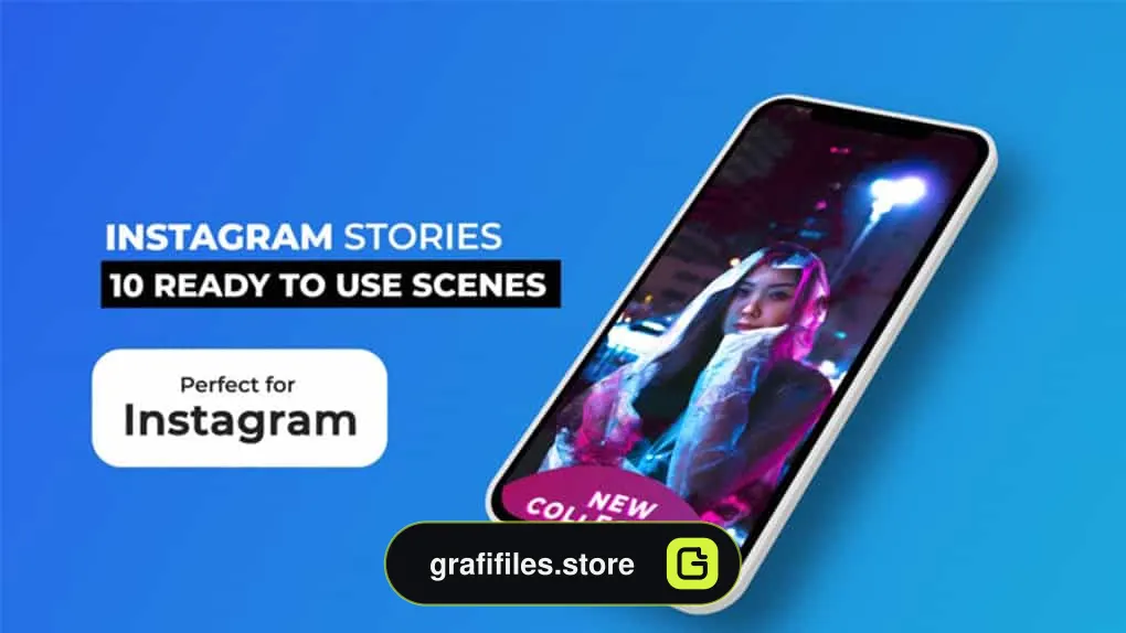 پروژه افترافکت استوری اینستاگرام Instagram Stories Pack V4