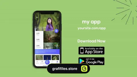 پروژه افترافکت معرفی اپلیکیشن آیفون iOS Mobile App Promotion