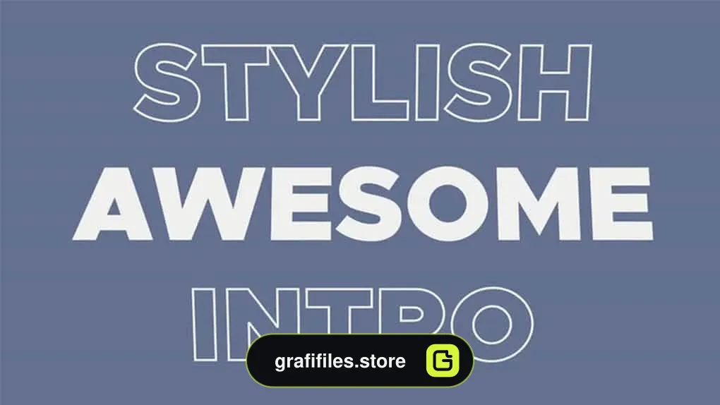 پروژه افترافکت تایپوگرافی Kinetic Typo Promo