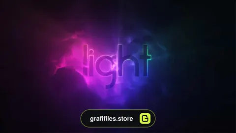 پروژه افترافکت نمایش لوگو Light Logo