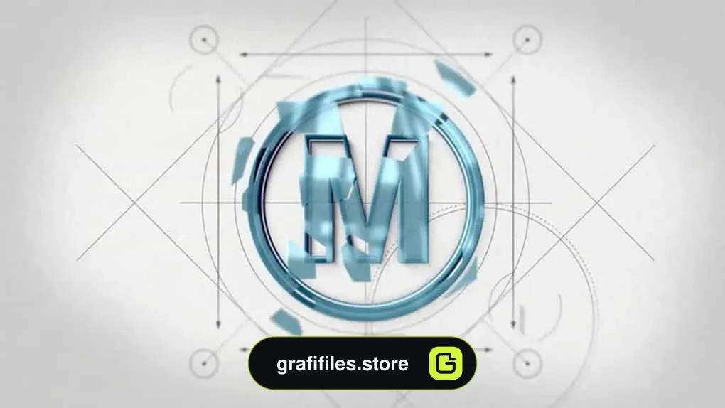 پروژه افترافکت نمایش لوگو Logo Build