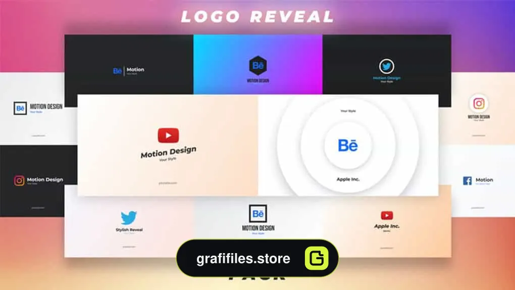 پروژه افترافکت نمایش لوگو Logo Reveal Pack