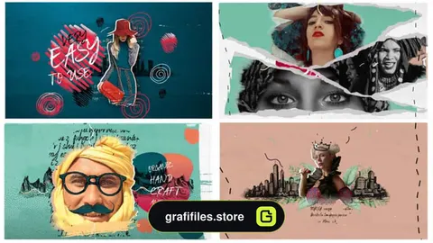 پروژه افترافکت تیزر تبلیغاتی Organic Hand Made Promo Pack