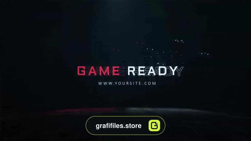 پروژه افترافکت نمایش لوگو Pixel Particles Logo
