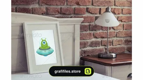 موکاپ قاب عکس Poster Frame Mock-Ups In Luxury Interior