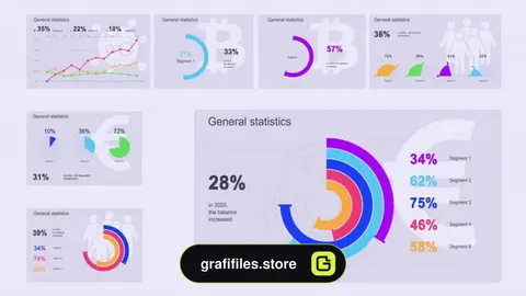 پروژه افترافکت اینفوگرافی Pure Color Infographics