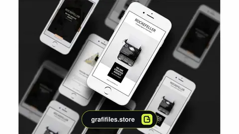 فایل لایه باز استوری اینستاگرام Rockefeller Creative Agency IG Story