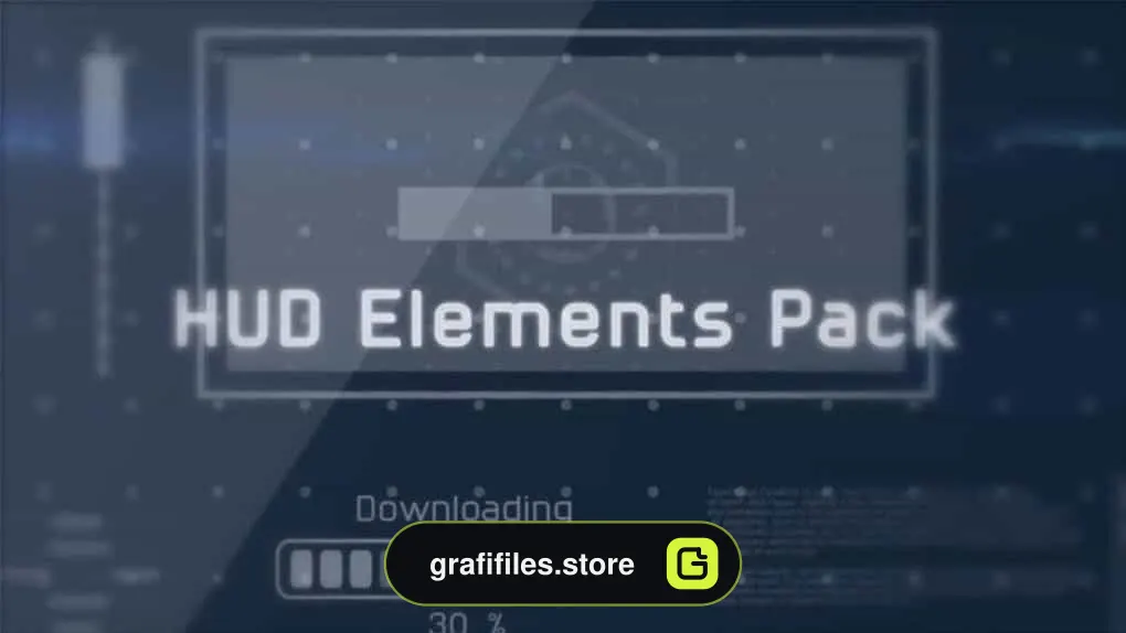 پروژه افترافکت Sci-Fi HUD Elements Pack