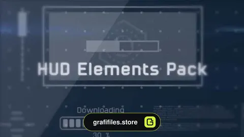 پروژه افترافکت Sci-Fi HUD Elements Pack
