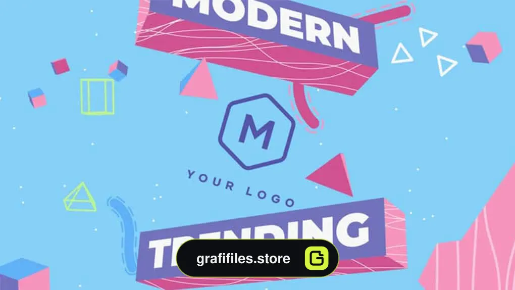 پروژه افترافکت نمایش لوگو Shape Fun Logo