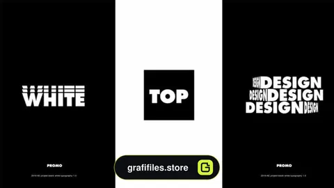 پروژه افترافکت تیزر تبلیغاتی با تایپوگرافی Trap Typography Promo