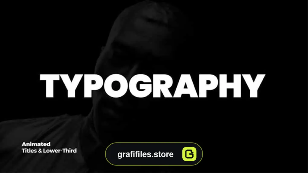 پروژه افترافکت تایپوگرافی Typography