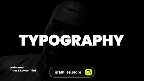 پروژه افترافکت تایپوگرافی Typography
