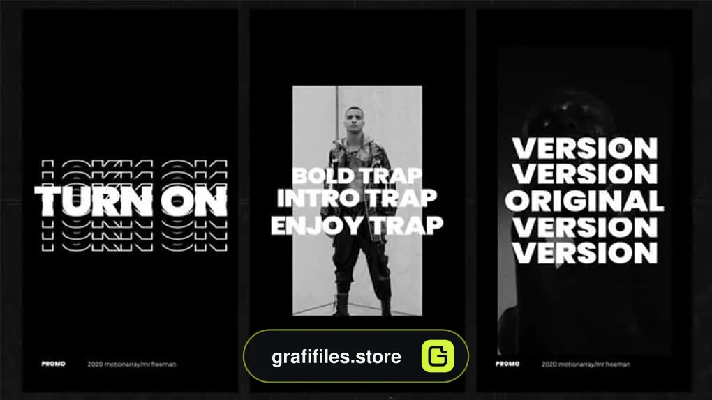 پروژه افترافکت تیزر تبلیغاتی با تایپوگرافی Typography Promo
