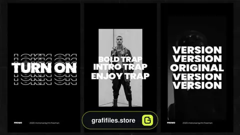 پروژه افترافکت تیزر تبلیغاتی با تایپوگرافی Typography Promo
